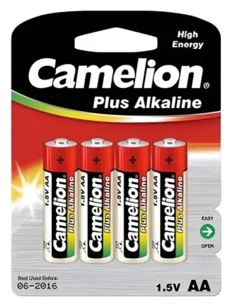 Camelion PLUS AA (LR06), 4 ks / Alkalická batéria / 1,5 V / 2700 mAh (11000406)