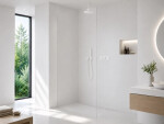 CERANO - Sprchová zástena Walk-in Crystal Ľ/P - 8 mm - bezvzperový systém - biela matná, transparentné sklo - 120x200 CER-8050BD6652
