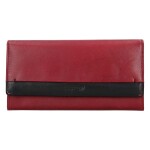 Dámska kožená peňaženka Lagen 50400 Red/Black