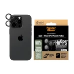 PanzerGlass HoOps Apple iPhone 16 Pro/15 Pro/16 Pro Max/15 Pro Max ochranné krúžky pre šošovky fotoaparátu - čierny hliník (1284)