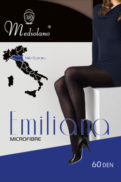 EMILIANA 60-dňové pančuchy - 5 MEDIOLANO nero 5-XL