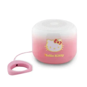 Hello Kitty Mini Speaker Kitty Head Logo ružová / Bluetooth reproduktor / výdrž až 7 hod. / IPX4 / USB-C (57983117065)