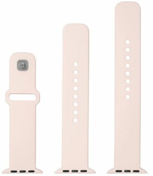 FIXED Set silikónových remienkov Silicone Sporty Strap pre Apple Watch 38/40/41mm ružový (FIXSST2-436-PI)