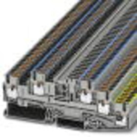Phoenix Contact 3210545 inštalačné svorka ochranného vodiča 5.2 mm Push-Lock pružinová prípojka sivá 50 ks; 3210545