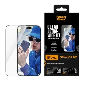PanzerGlass Apple iPhone 17-18 Pro / Ochranné sklo / Ultra Wide Fit / FastFit / s aplikačným boxom (PG56343)
