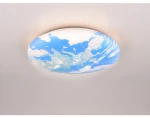 Stropné LED osvetlenie Terra 37 cm, motív Zeme%
