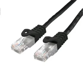 C-tech patchcord Cat6 UTP 1 m čierna (8954125015109)