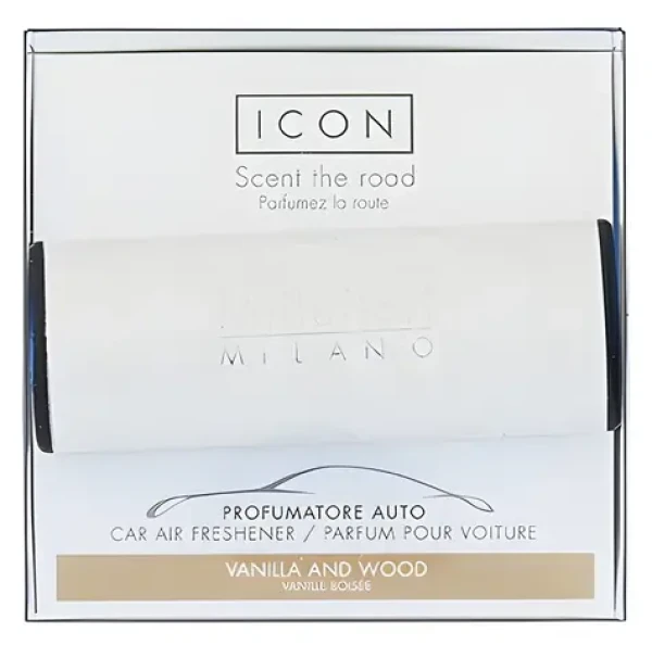 Millefiori Milano Icon Urban Vanilla Wood / Vôňa do auta / doba prevoňania až 2 mesiace (8051938697956)
