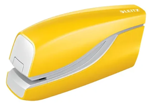Leitz NeXXt Wow 5566 žltá / Elektrická zošívačka / až 10 listov / napájanie 4X AAA (55661016)