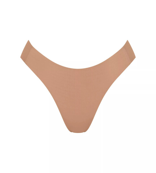 Dámske tangá ZERO Feel 2.0 High leg - BROWN - hnedá 00CM - SLOGGI BROWN XXL