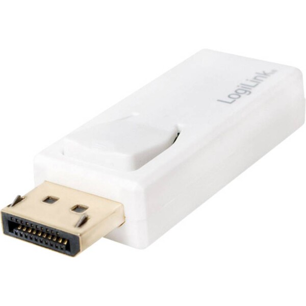 LogiLink CV0100 DisplayPort / HDMI adaptér [1x zástrčka DisplayPort - 1x HDMI zásuvka] biela; CV0100