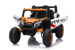 Mamido Mamido Elektrické autíčko Buggy Madman biele | UTV-MX 4x4 | EVA kolesá | 12V 10Ah | EKO koža