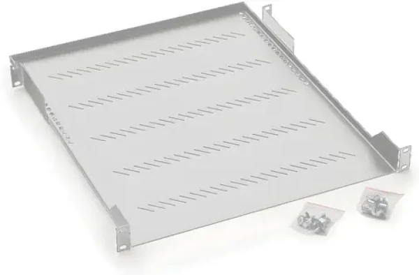 Triton 19" polica A1 perforovaná 1U / 350mm / nosnosť 40kg / šedá (RAC-UP-350-A1)