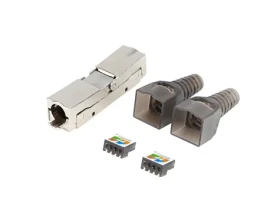 Lanberg RJ45 CAT6A / Konektor / 2 ks / FTP / 8P8C / bez náradia (PL2SA-6000TL)