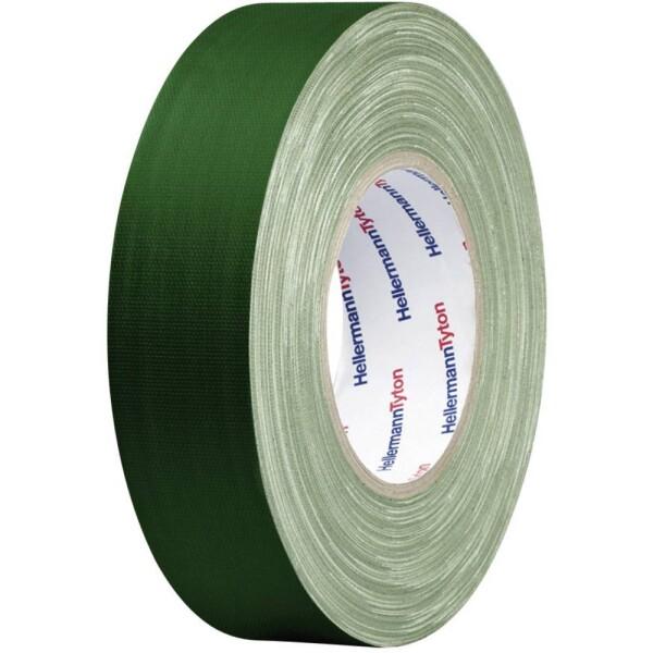 HellermannTyton HTAPE-TEX-GN-19X10 712-00203 páska so skleným vláknom HelaTape Tex zelená (d x š) 10 m x 19 mm 1 ks; 712-00203