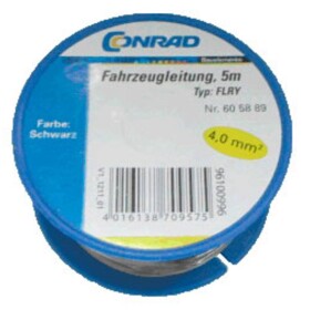 Conrad Components 605889 vedenie vo vozidlách, FLRY-B, 1 x 4 mm², čierna, 5 m; 605889