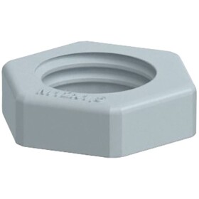 OBO Bettermann 116 M12 SGR PA poistná matka PG12 plast tmavosivá 100 ks; 2048752
