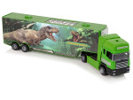 Mamido Veľký nákladný automobil Dinosaur Transporter Auto Metal