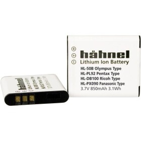 Hähnel Fototechnik HL-50B akumulátor do kamery Náhrada za orig. akumulátor LI-50B, Li-52B, D-LI92, DB-100 3.7 V 850 mAh; 10001989