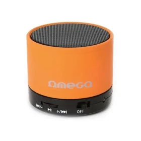 Omega OG47B Bluetooth reproduktor / 3W / FM / micro SD / hliníkový / oranžový (OG47O)