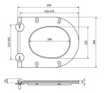 MEXEN/S - CARMEN WC misa rimless, biela 30880500
