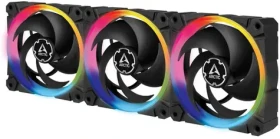 ARCTIC BioniX P120 - A-RGB Bundle čierna 3ks / 120mm / FDB / 2300 RPM / 48 CFM / A-RGB / 7-Pin (ACFAN00156A)