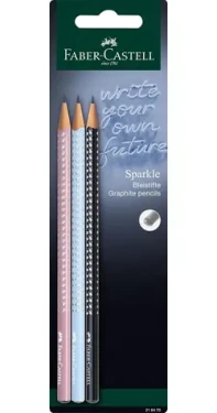 Faber-Castell Sparkle Grafitová ceruzka - B sada 3 ks (218470)