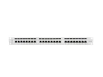 Lanberg sivý / Patch panel / 24 portov / RJ-45 / CAT6 / FTP tienený / 1U / 19" (PPS6-1024-S)
