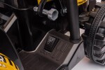 Mamido Mamido Dětský elektrický traktor TITAN 24V 400W s přívěsem a lžíci žlutý
