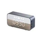 Dudao Y17 Bluetooth reproduktor s budíkom / 1200mAh / USB-C / strieborná (149220)