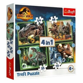 Trefl - Puzzle - Jurský svet: Nadvláda 4v1