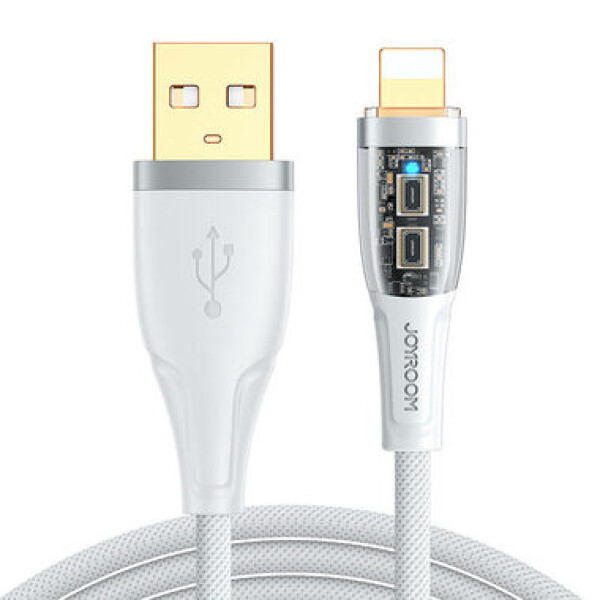 Joyroom S-UL012A3 Nabíjací kábel USB-A (M) - Lightning (M) 2.4A 1.2 m biela (S-UL012A3 1.2m White)