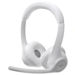 Logitech Zone 300 biela / bezdrôtové slúchadlá s mikrofónom / BT (981-001417)