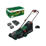 BOSCH Rotak 18V2-38 / Aku kosačka na trávu / 18V / Šírka záberu 38 cm / Kôš 40 L / 2x 4.0 Ah (06008B9M00)