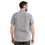 Bushman Pánska ľanová košeľa Bintou, šedá XL