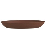 IB LAURSEN Kovový svietnik / tácka Antique Brown 15 cm