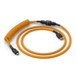 Glorious GMMK USB-C/USB-A krútený kábel 1.4m zlatá / pre klávesnice Glorious / 1x USB-C(M) / 1x USB-A(M) (GLO-KB-ACC-CBL-COIL-GGLD)