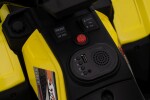 Mamido Detská elektrická štvorkolka Superme žltá