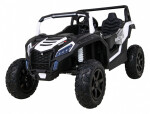 Mamido Detské elektrické autíčko Buggy UTV Strong 24V nafukovacie kolesá biele