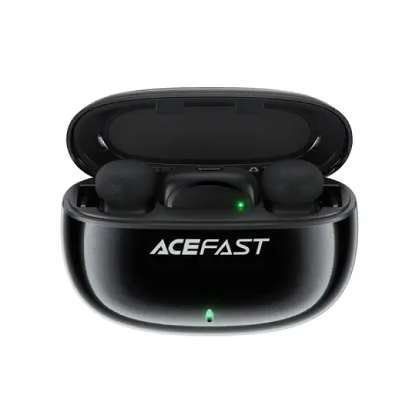 Acefast R2 čierna / Klopový mikrofón / bezdrôtový / sada 2 ks