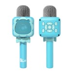 Mamido Mamido Detský bezdrôtový Bluetooth karaoke mikrofón modrý MT1565