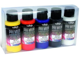Vallejo PREMIUM Color - Candy Transparent Color Set (5x60 ml)