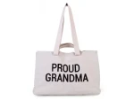 Childhome Grandma Canvas Off White / Cestovná taška / 55 x 34 x 16 cm (CWGBOW)