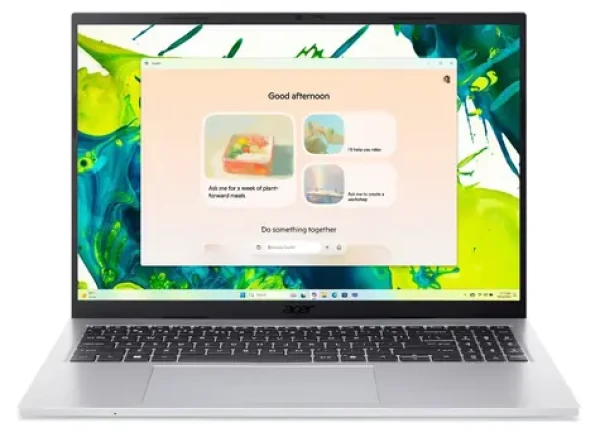Acer Aspire Go 16 (AG16-71P-93TU) strieborná / Notebook / 16" WUXGA 120Hz / Intel Core 9 270H / 16GB DDR5 / 512GB SSD (NX.JS9EC.008)