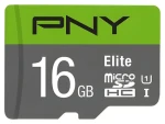 PNY Elite microSDHC 16GB / Pamäťová karta / Class 10 / UHS-I / U1 / 85 MB/s (P-SDU16GU185GW-GE)