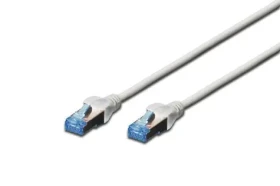 Digitus CAT 5e SF/UTP sivá / Patch kábel / 2 m / AWG 26/7 / PVC / Meď (DK-1532-020)