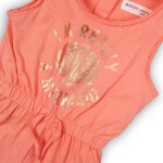 Bavlnený dievčenský overal, Minoti, TG PLAYSUIT 1, ružový - 80/86 | 12-18m