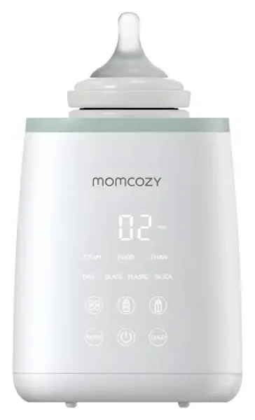 Momcozy MW01 6v1 biela / Ohrievačka dojčenských fliaš / Dotykové ovládanie / LCD displej / Ohrev aj rozmrazovanie / 500 W (MW001-WH94NB-A)