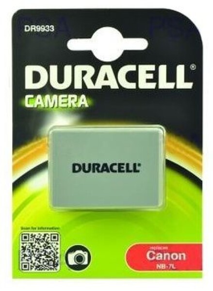 DURACELL Batéria - DR9933 pre Canon NB-7L / šedá / 1000 mAh / 7.4V (DR9933)