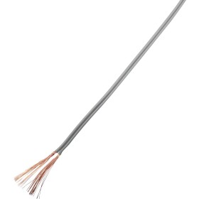TRU COMPONENTS 93030c505 opletenie / lanko 0.75 mm² sivá 20 m; 93030c505